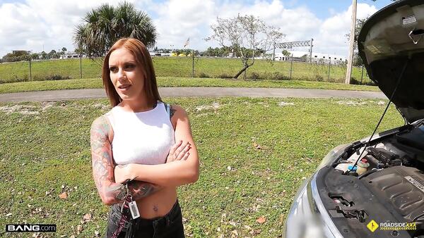 Big Tits Woman Needs Her Car Fixed But Can't Pay The Bills