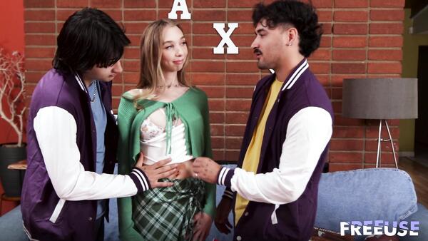 Two Guys Fuck a Sneaky Teen... But It's Their Step Sister