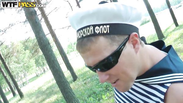 Amateur Russian swinger party in nature