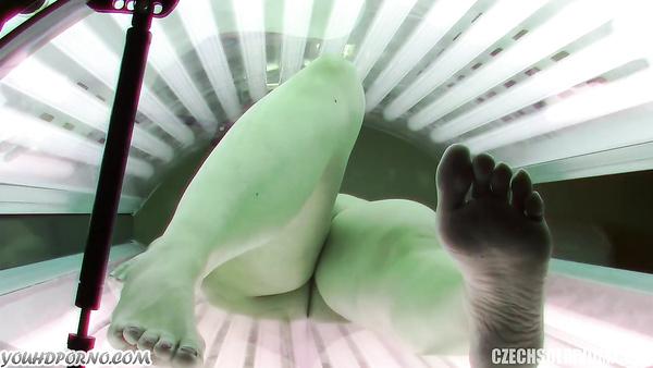 Hidden camera in the solarium